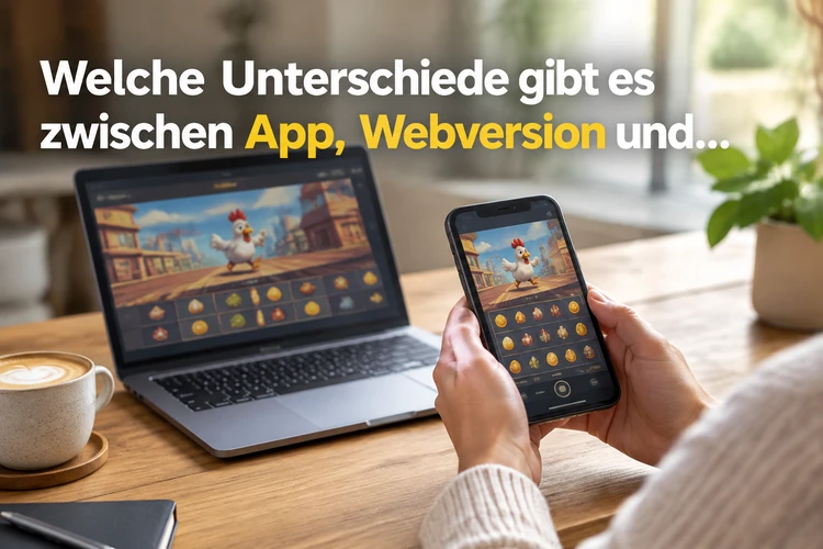 Welche Unterschiede gibt es zwischen App, Webversion und anderen Chicken-Road-Seiten?