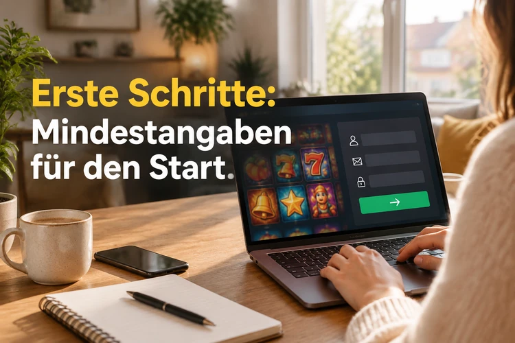 Erste Schritte: Mindestangaben für den Start